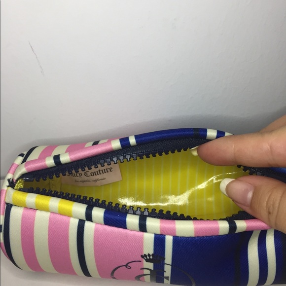 Juicy Couture Striped Cosmetic Bag - Picture 3 of 3